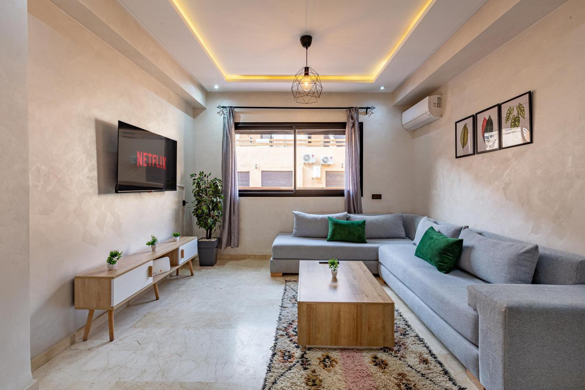 Chic & Cosy Appart Au Centre Ville - 100 % Equipe Marrakesh Luaran gambar